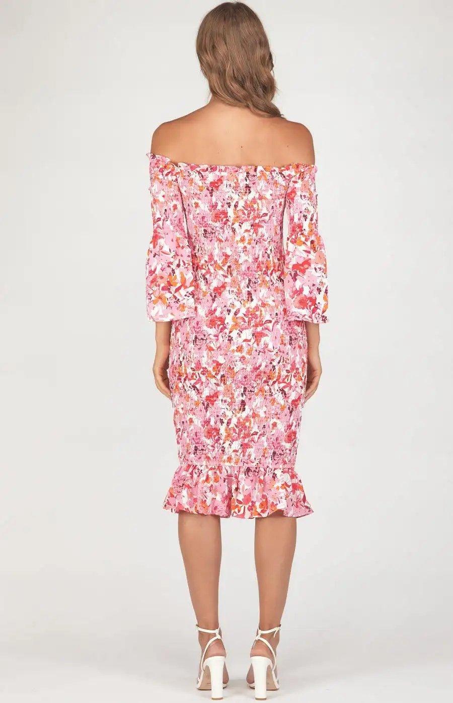 Off the shoulder mini dress - Shweetcheeks Collection