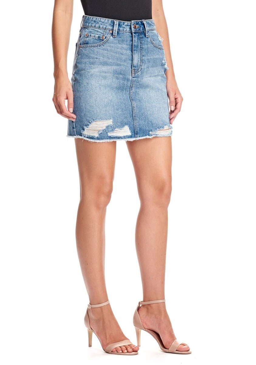 Rebel Denim Skirt- Shweetcheeks Collection