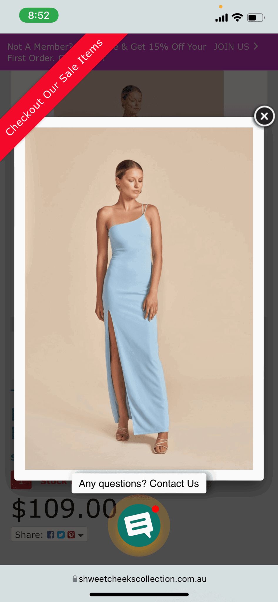Sky Maxi Dress - Shweetcheeks Collection