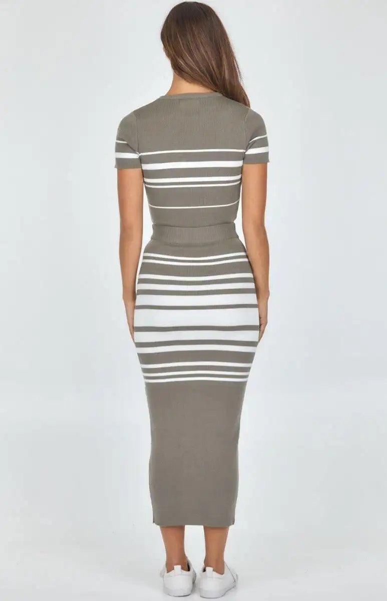 Knit Top And Skirt Set - Shweetcheeks Collection