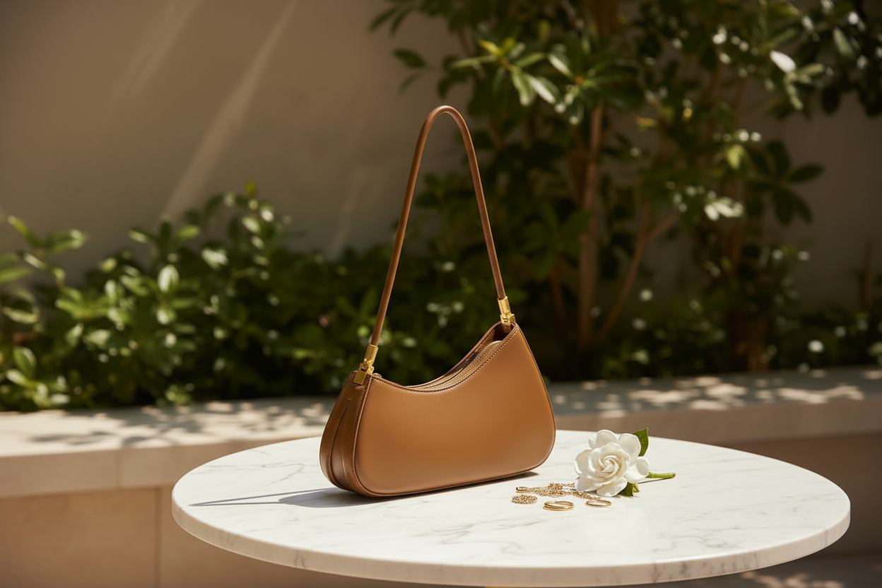 Curved Shoulder Bag Landscape