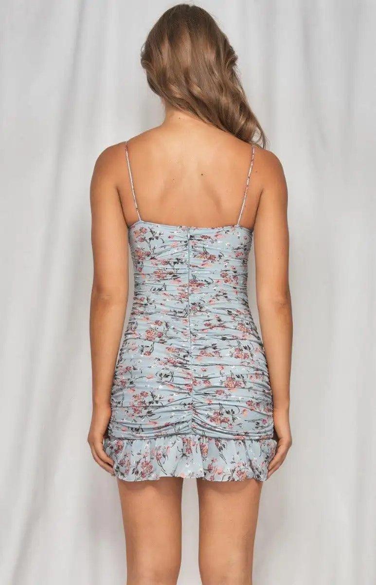 Cut - out floral mini dress - Shweetcheeks Collection