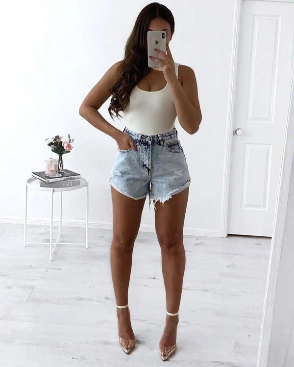 Denim shorts - Shweetcheeks Collection