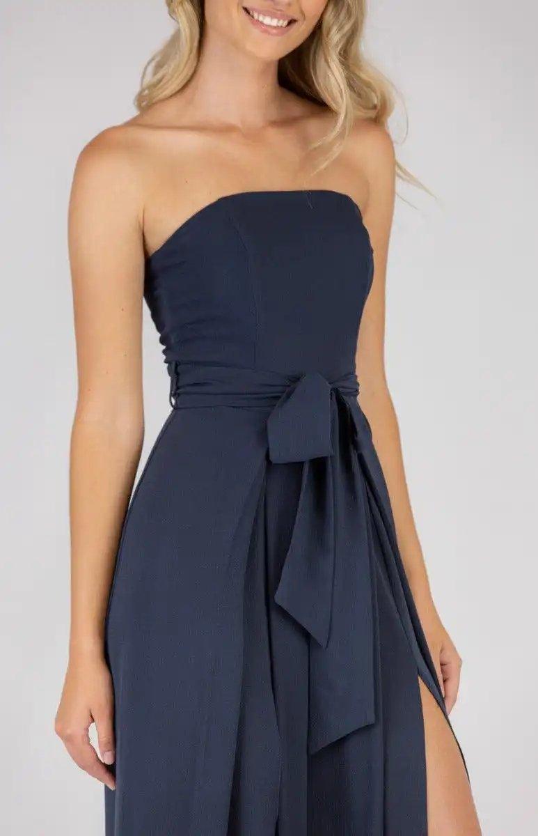 Split Leg Waist Detail Jumpsuit - Shweetcheeks Collection