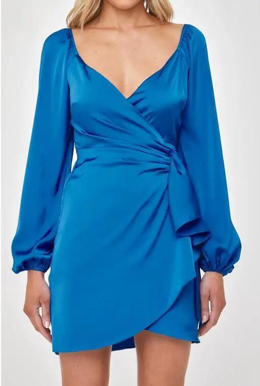 Elegant Satin Dress - Shweetcheeks Collection