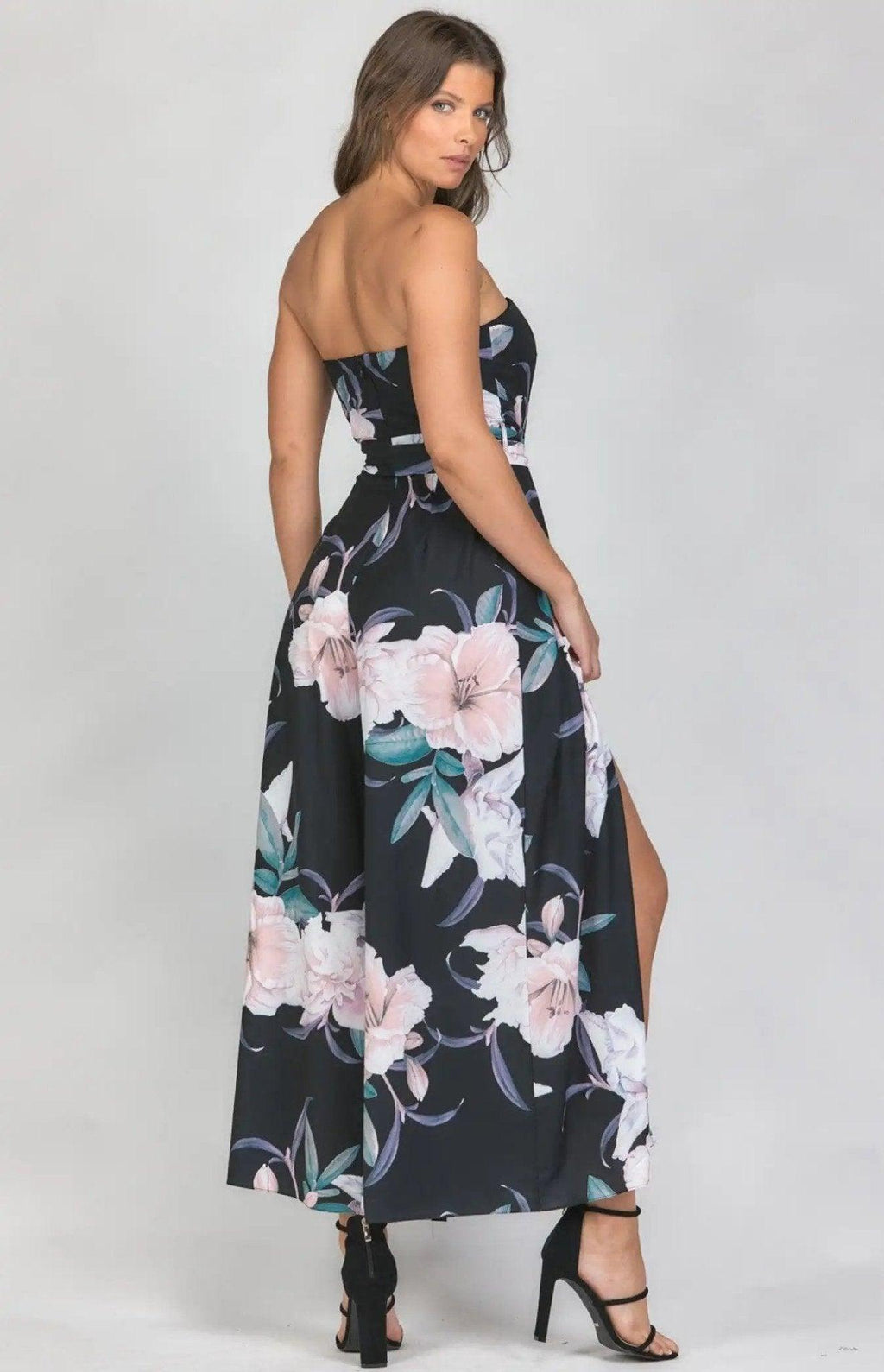 Detailed Printed Floral jumpsuit- Shweetcheeks Collection