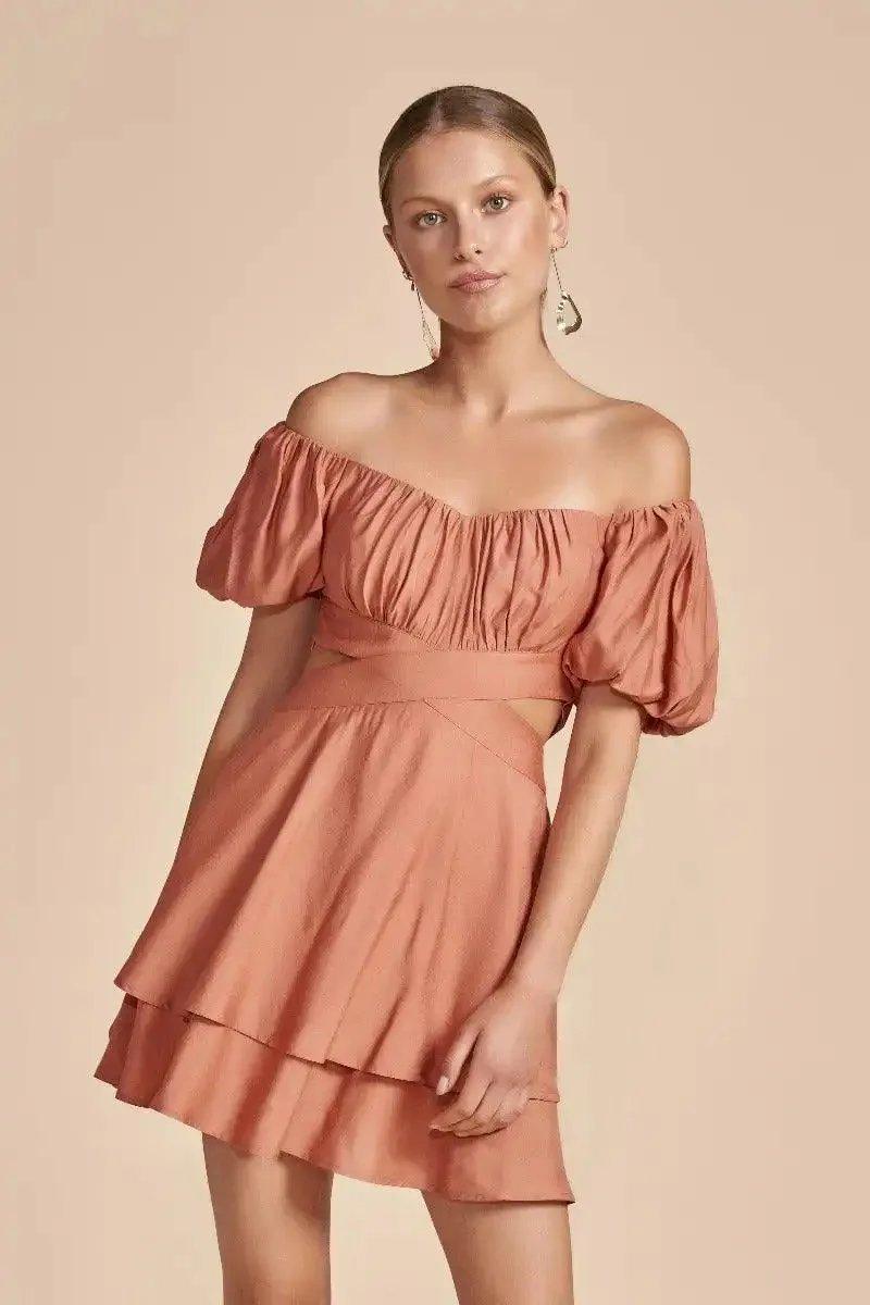 Lakeyo Desert Mini Dress - Shweetcheeks Collection