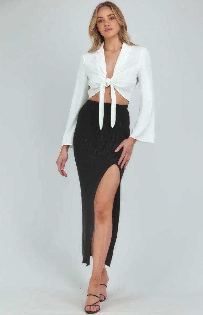knit maxi skirt - Shweetcheeks Collection