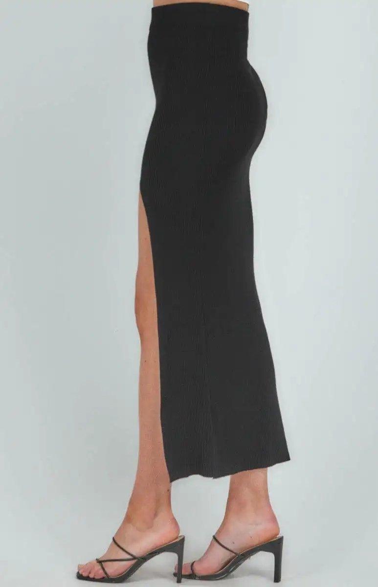 knit maxi skirt  - Shweetcheeks Collection