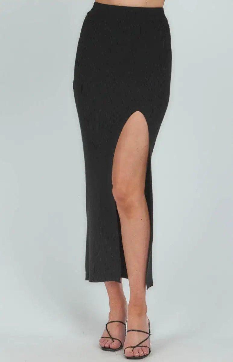 knit maxi skirt  - Shweetcheeks Collection