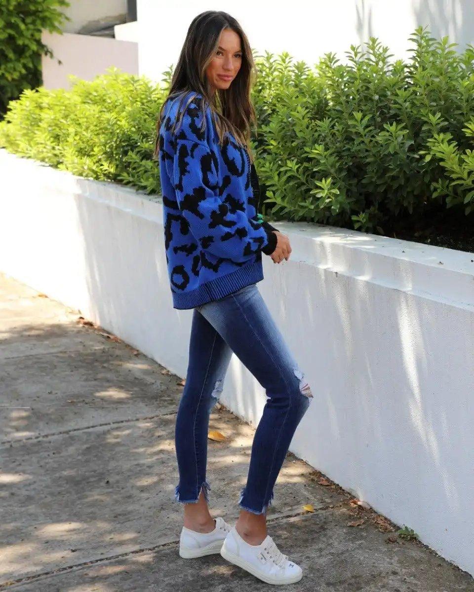 Love Note Leopard Cardigan Sweater - Shweetcheeks Collection