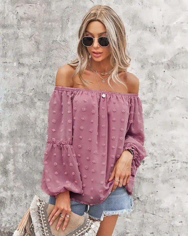 Loving the sun off shoulder top - Shweetcheeks Collection