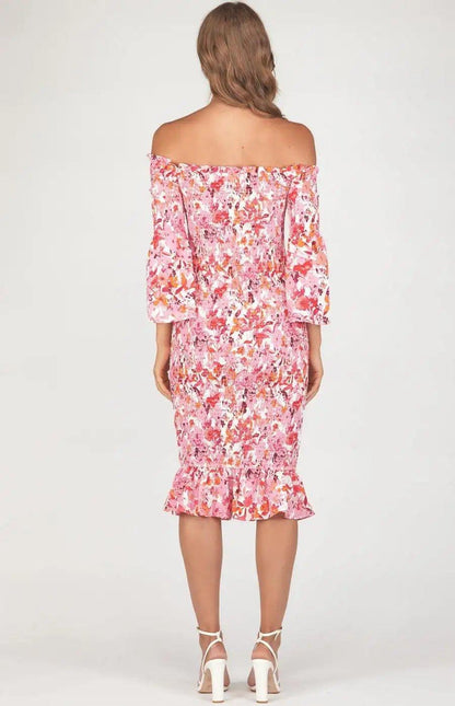 Off the shoulder mini dress - Shweetcheeks Collection