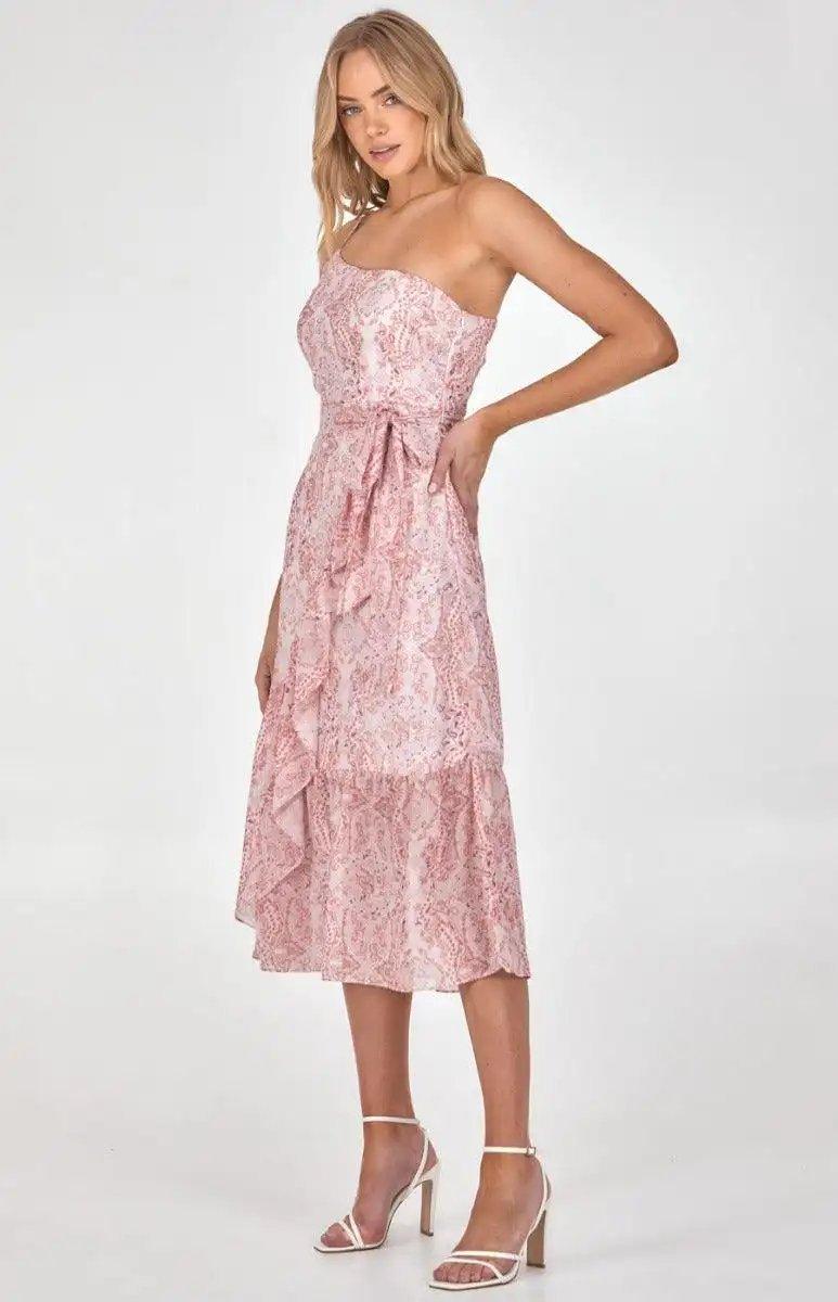 Printed Chiffon Dress- Shweetcheeks Collection