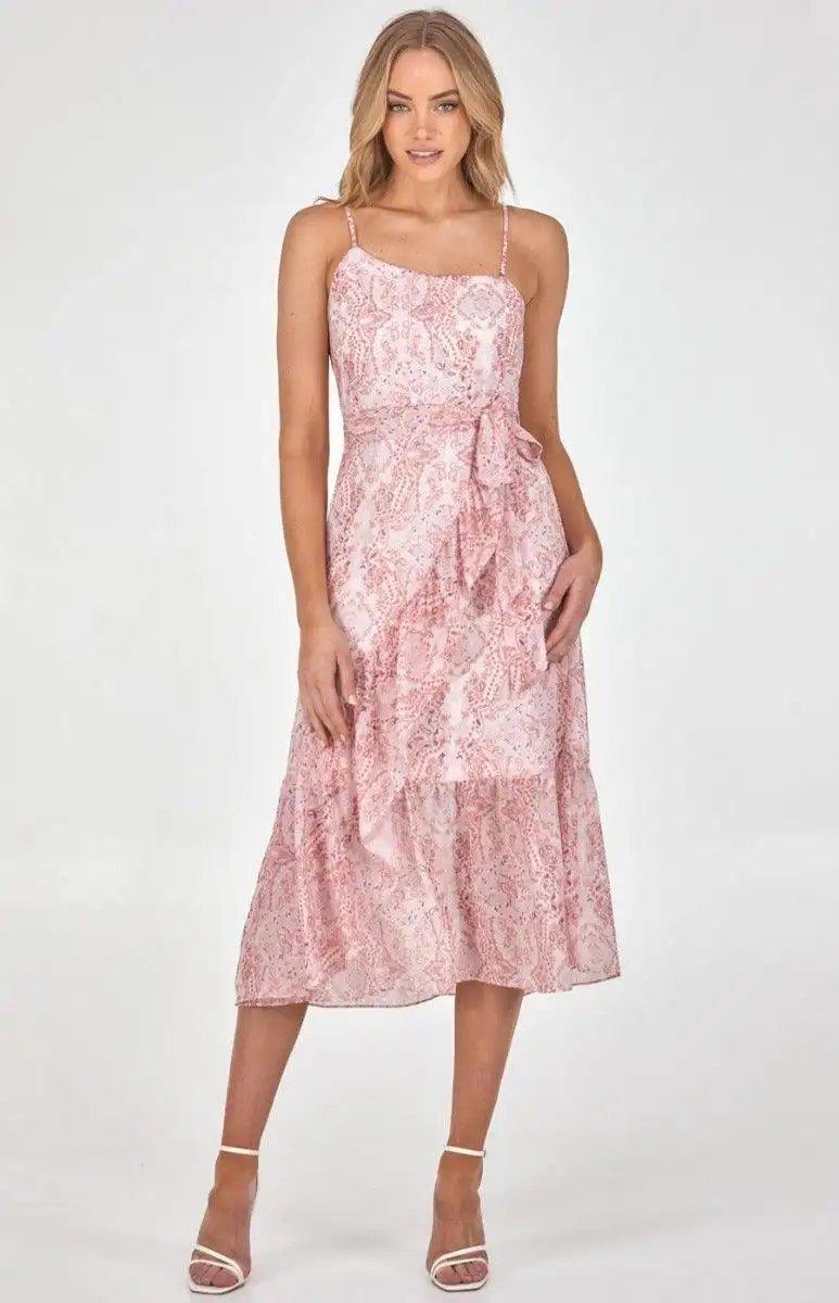 Printed Chiffon Dress - Shweetcheeks Collection