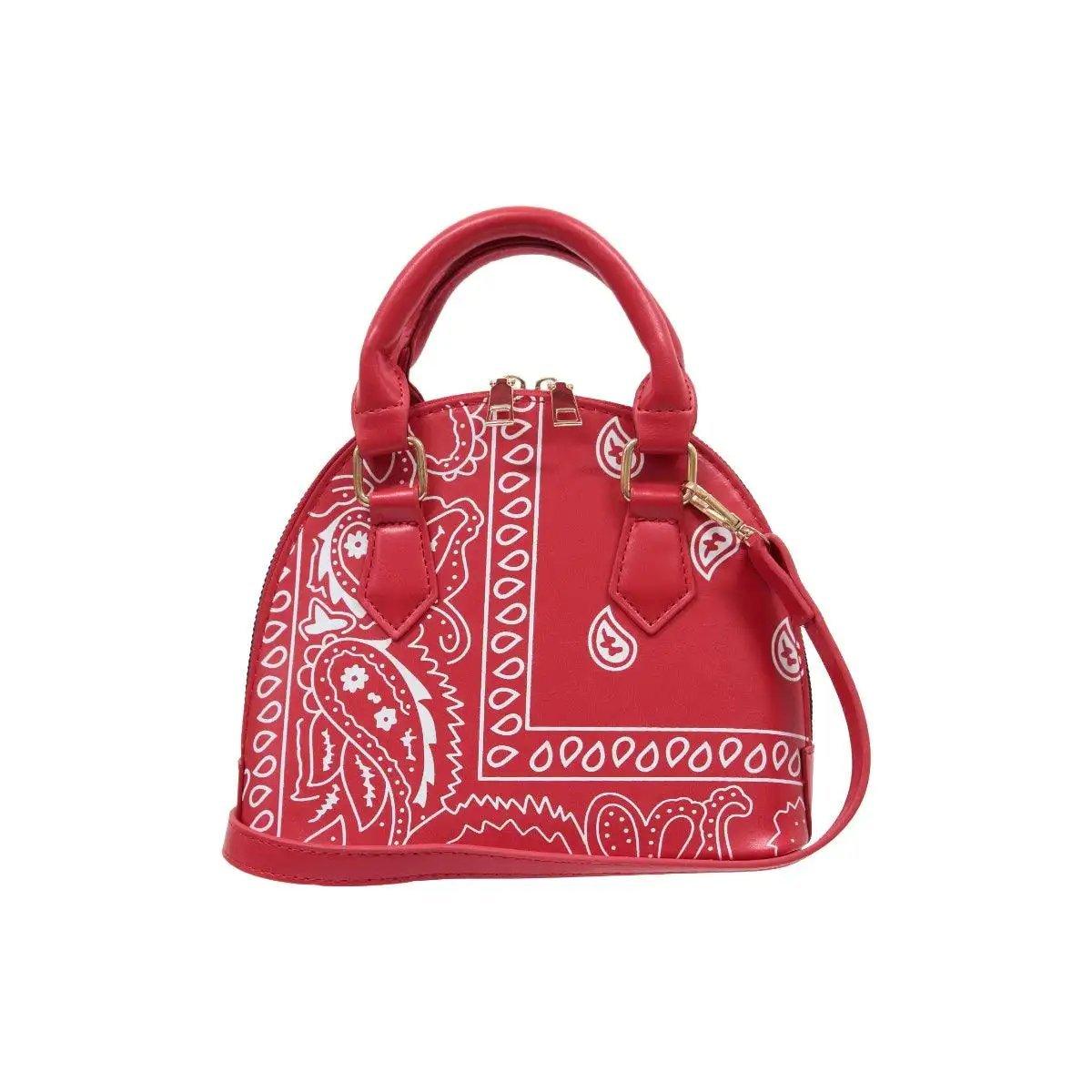 Red bandana handbags - Shweetcheeks Collection