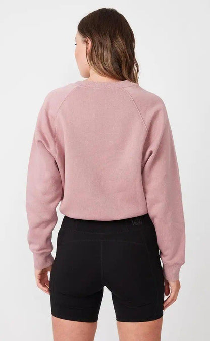 Santana Flocked Crewneck - Shweetcheeks Collection