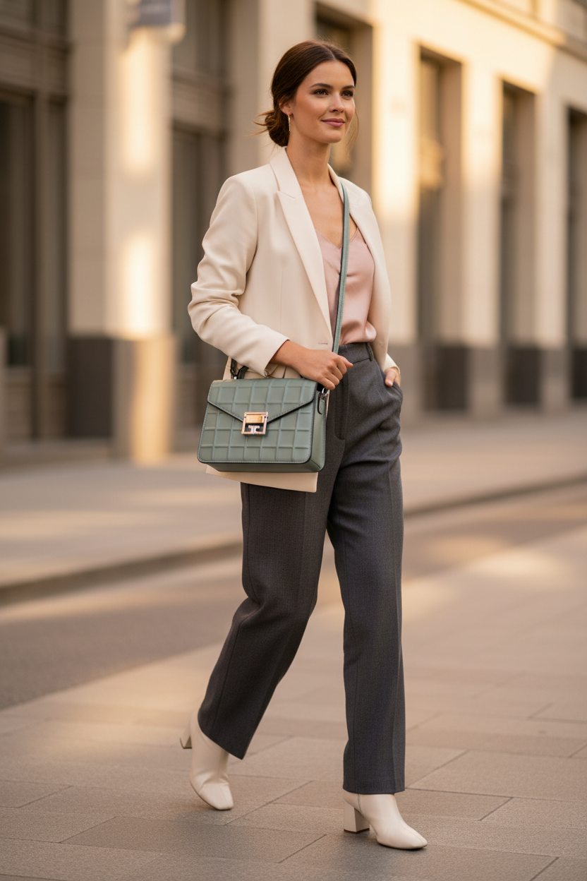 Stephanie Grey Cross Body Bag – Street