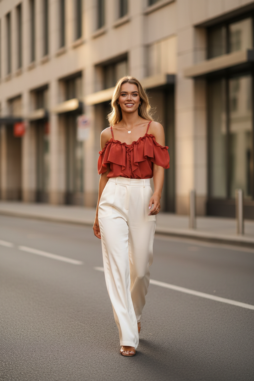 Vicky Off-Shoulder Top – Street