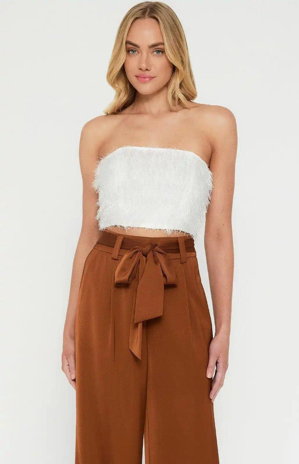 Winnie & Co strapless Fringe Top - Shweetcheeks Collection