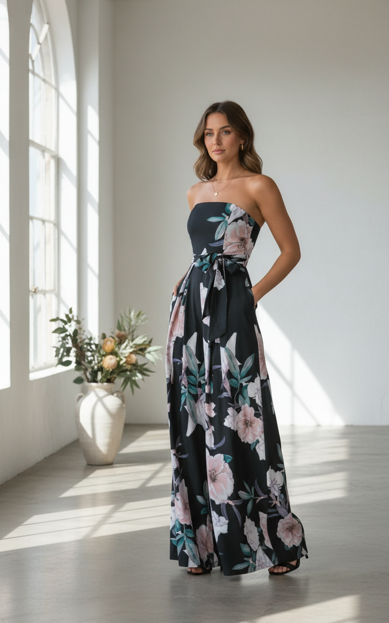 Women's Fashion Australia Banner - Floral Jumpsuit
